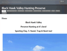 Tablet Screenshot of blackhawkhuntclub.com